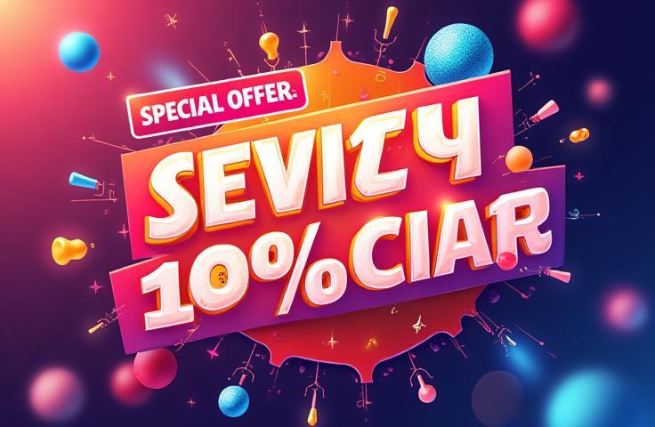 Graphic illustrating the special offer value or discount.